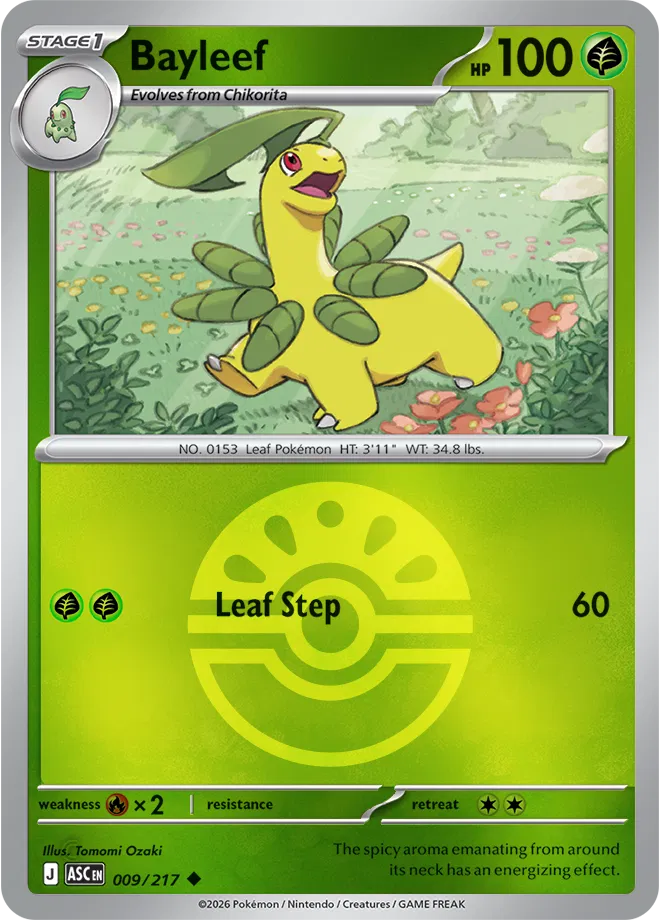 Bayleef 009/217 (Friend Ball)