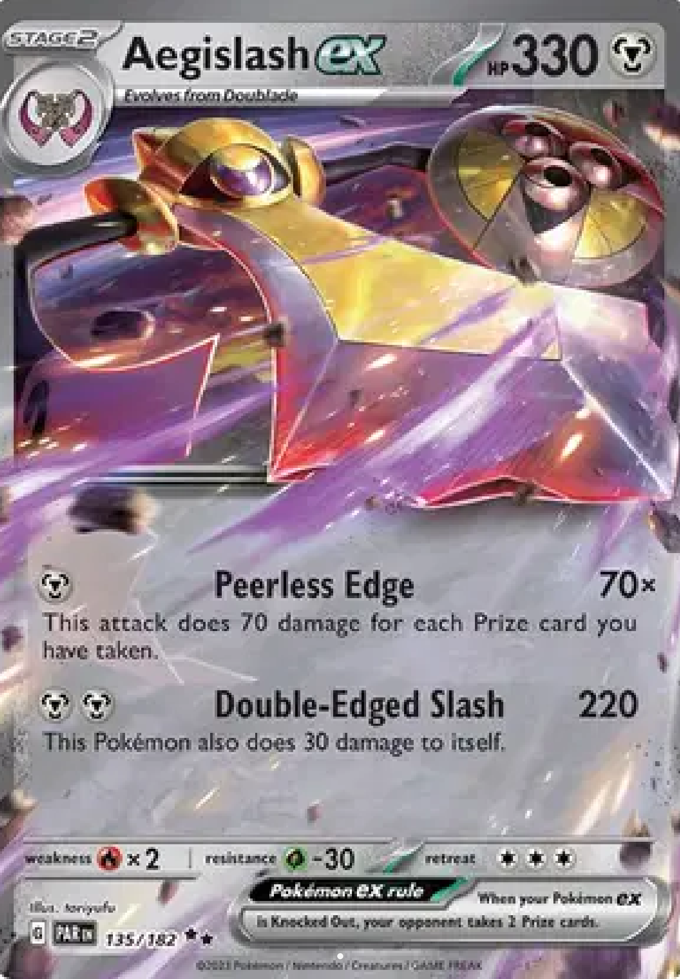 Aegislash ex 135/182