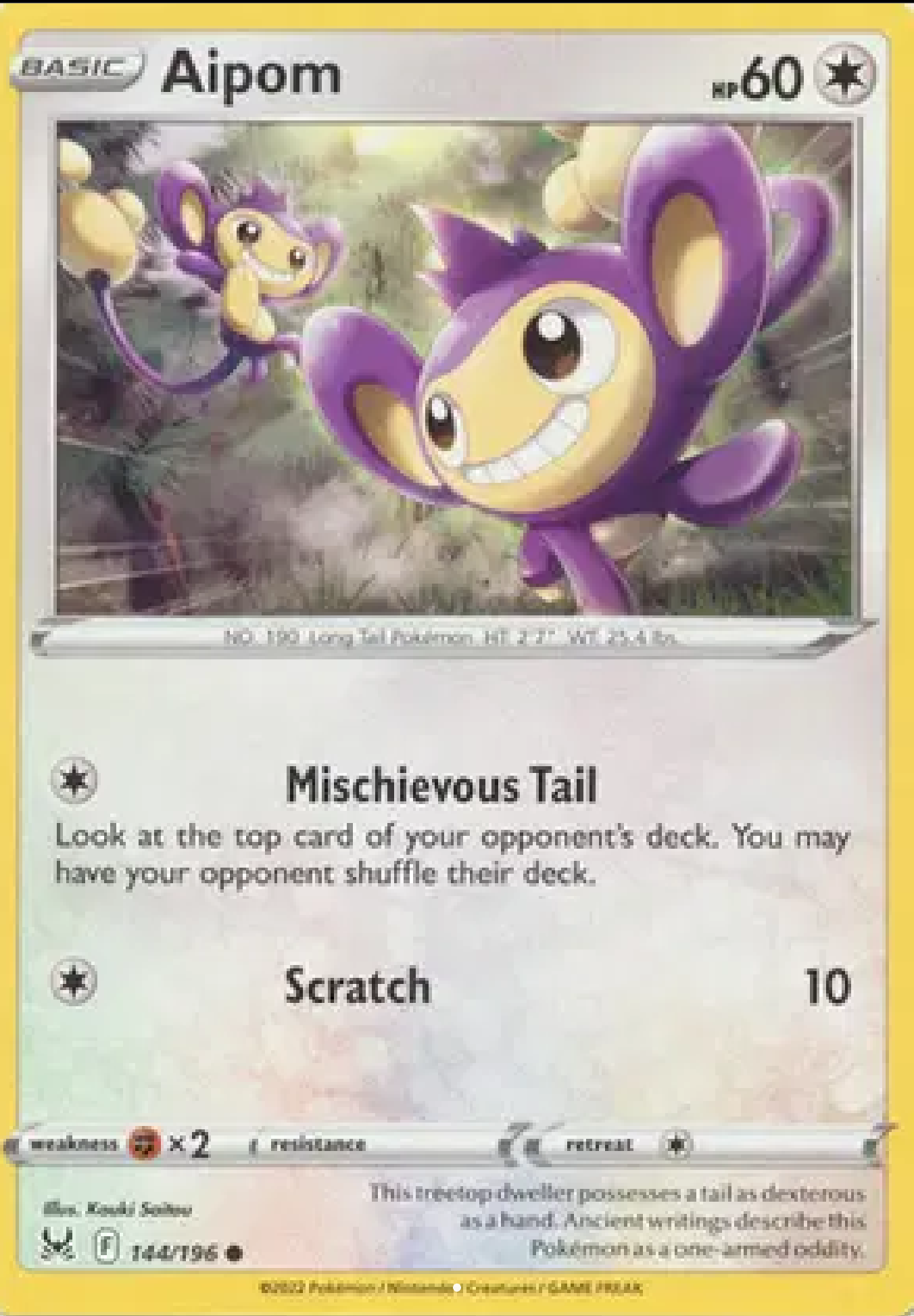 Aipom 144/196