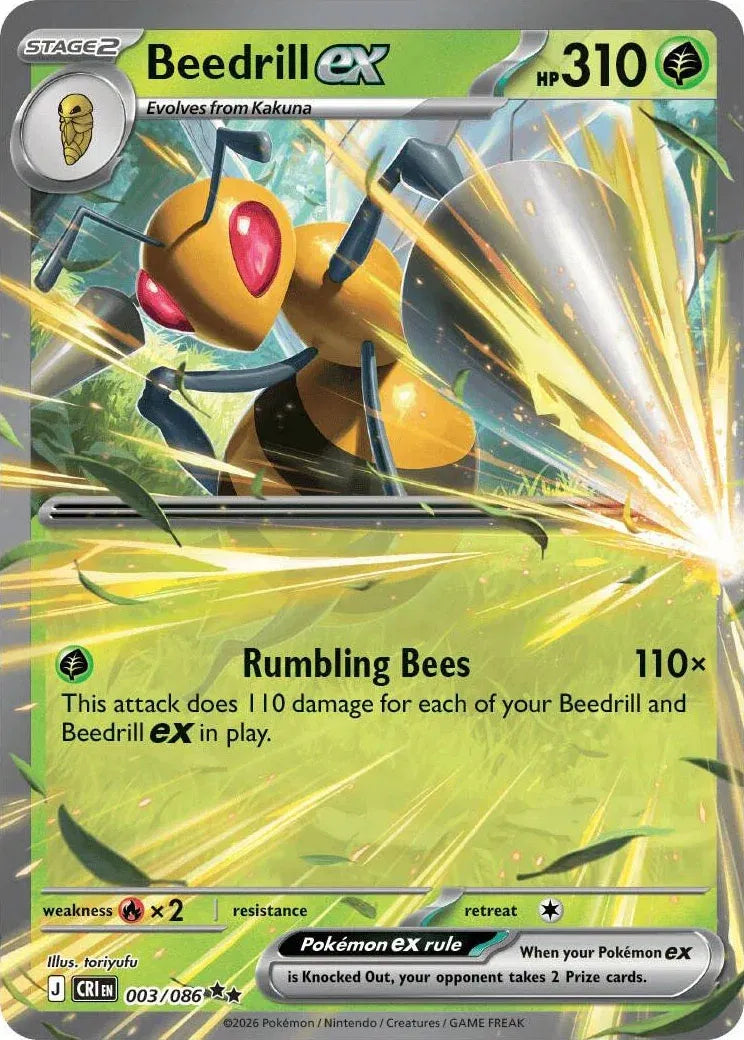 Beedrill ex 003/086