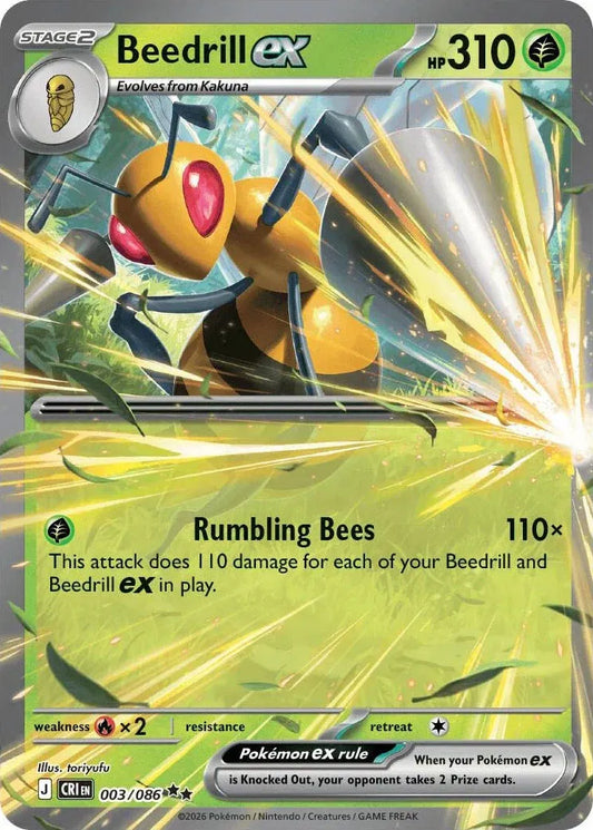 Beedrill ex 003/086