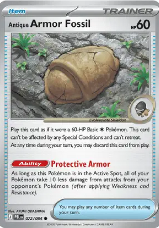 Antique Armor Fossil 072/084