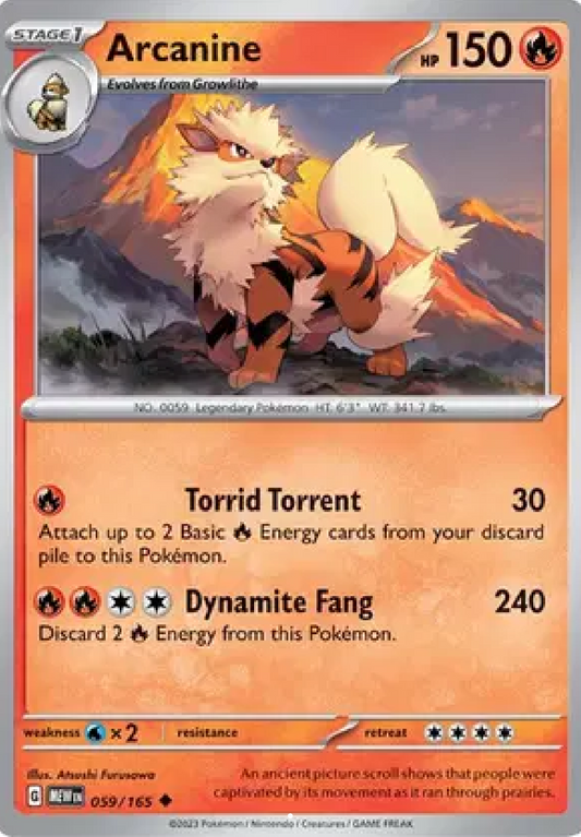 Arcanine 059/165