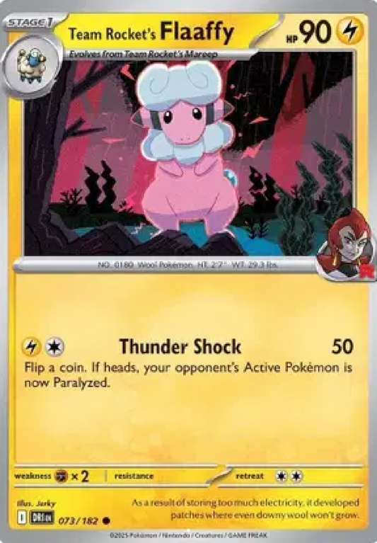 Team Rocket’s Flaaffy 073/182
