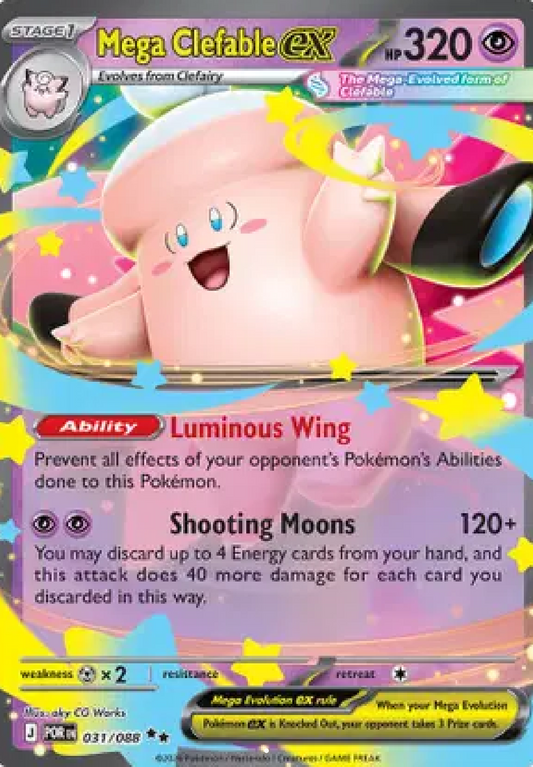 Mega Clefable ex 031/088