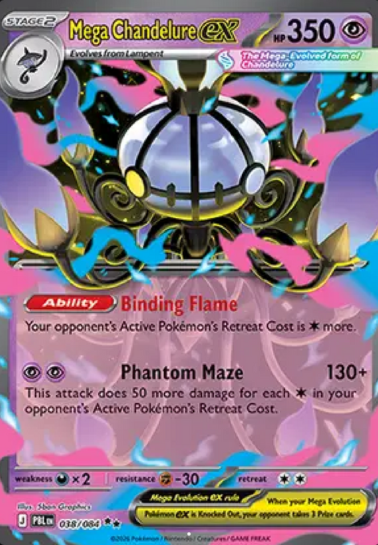 Mega Chandelure ex 038/084