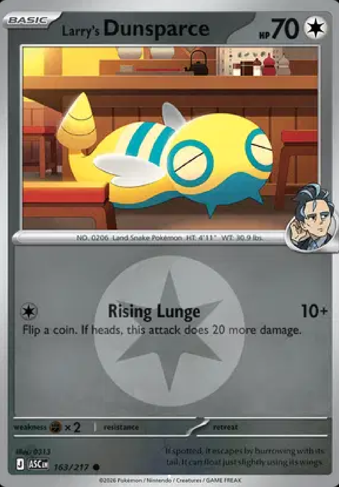 Larry’s Dunsparce (Energy Symbol Pattern) 163/217