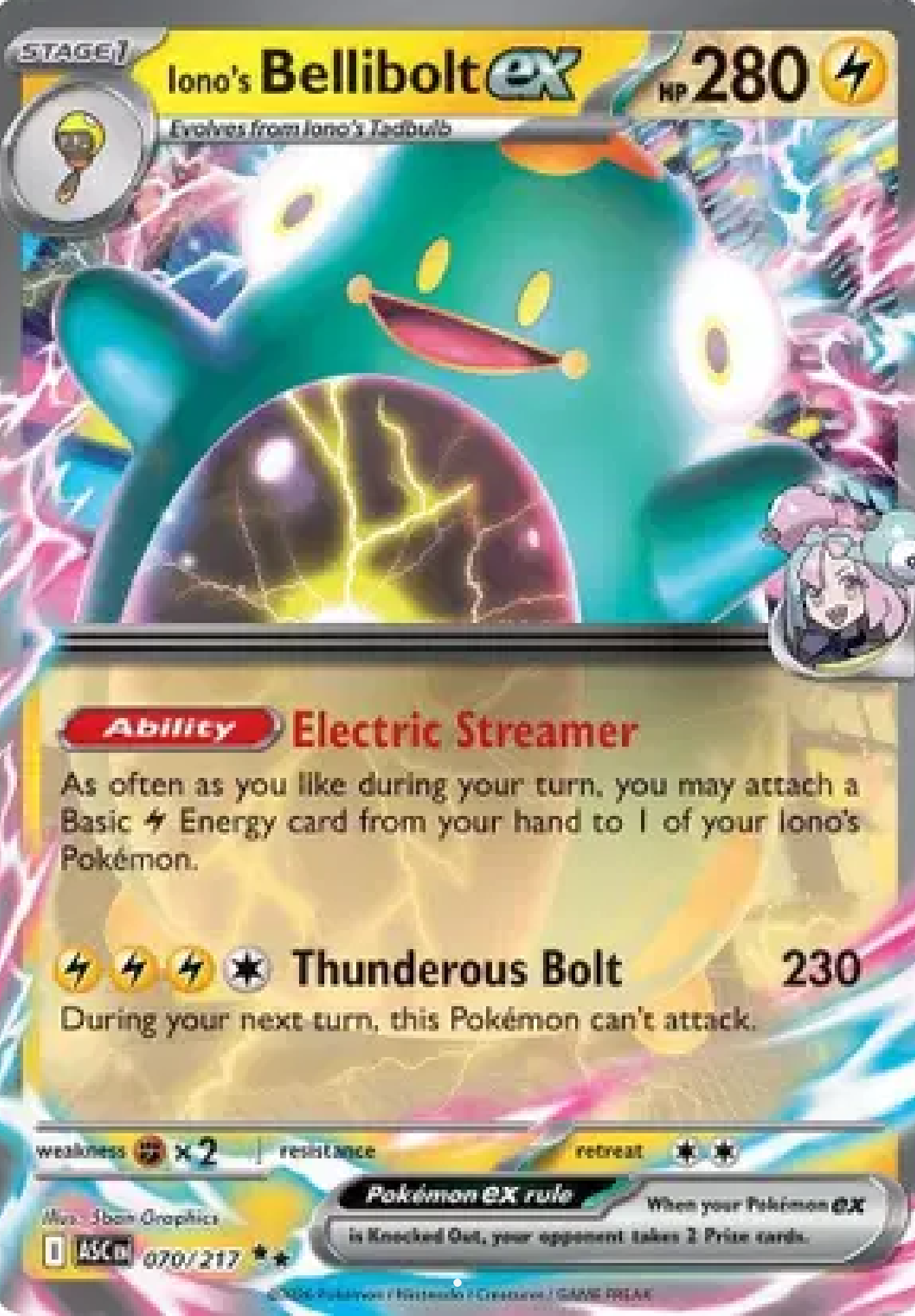 Iono’s Bellibolt ex 070/217